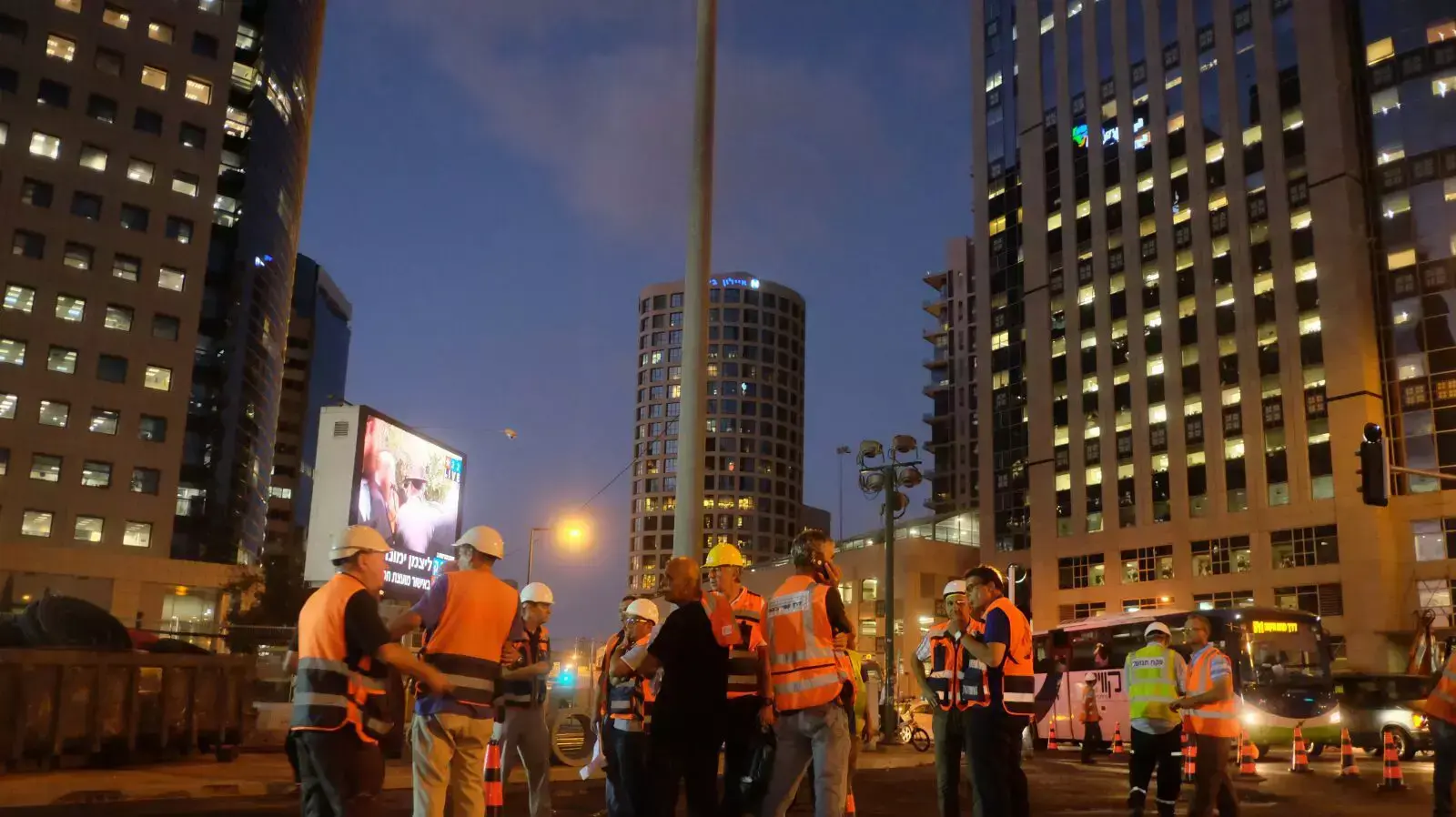 עבודות הרכבת הקלה בגוש דן, רמת גן, 27 באוגוסט 2015 עבודות הרכבת הקלה בגוש דן, רמת גן, 27 באוגוסט 2015