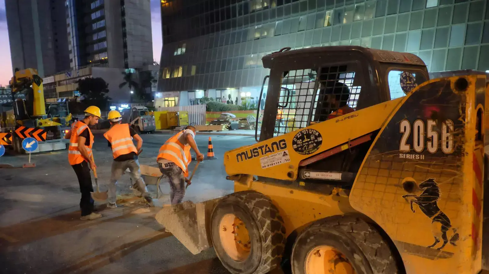 עבודות הרכבת הקלה בגוש דן, רמת גן, 27 באוגוסט 2015 עבודות הרכבת הקלה בגוש דן, רמת גן, 27 באוגוסט 2015
