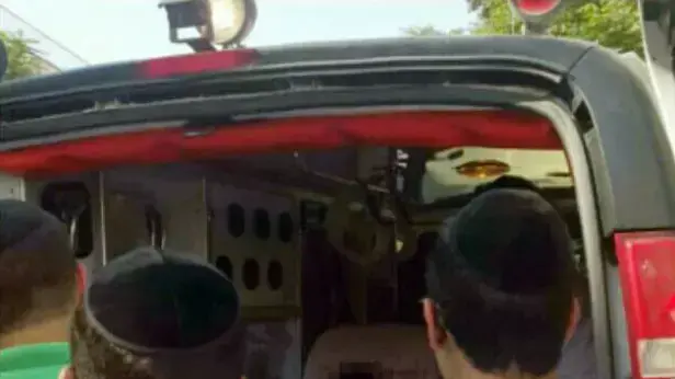 רוכב אופניים נפגע ממכונית, ירושלים, 6 בספטמבר 2015