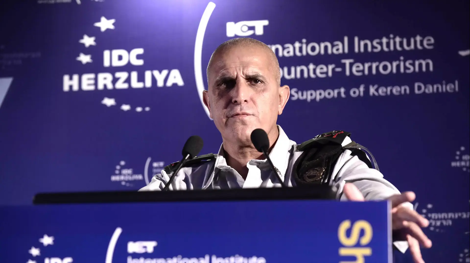 האלוף סמי תורג'מן, כנס המכון למדיניות טרור, בינתחומי הרצליה. ספטמבר 2015