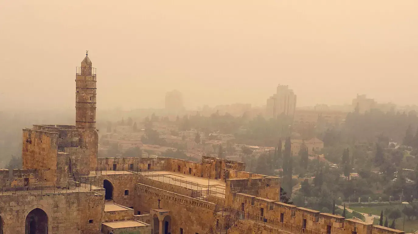 אובך בירושלים, 8 בספטמבר 2015 אובך בירושלים, 8 בספטמבר 2015