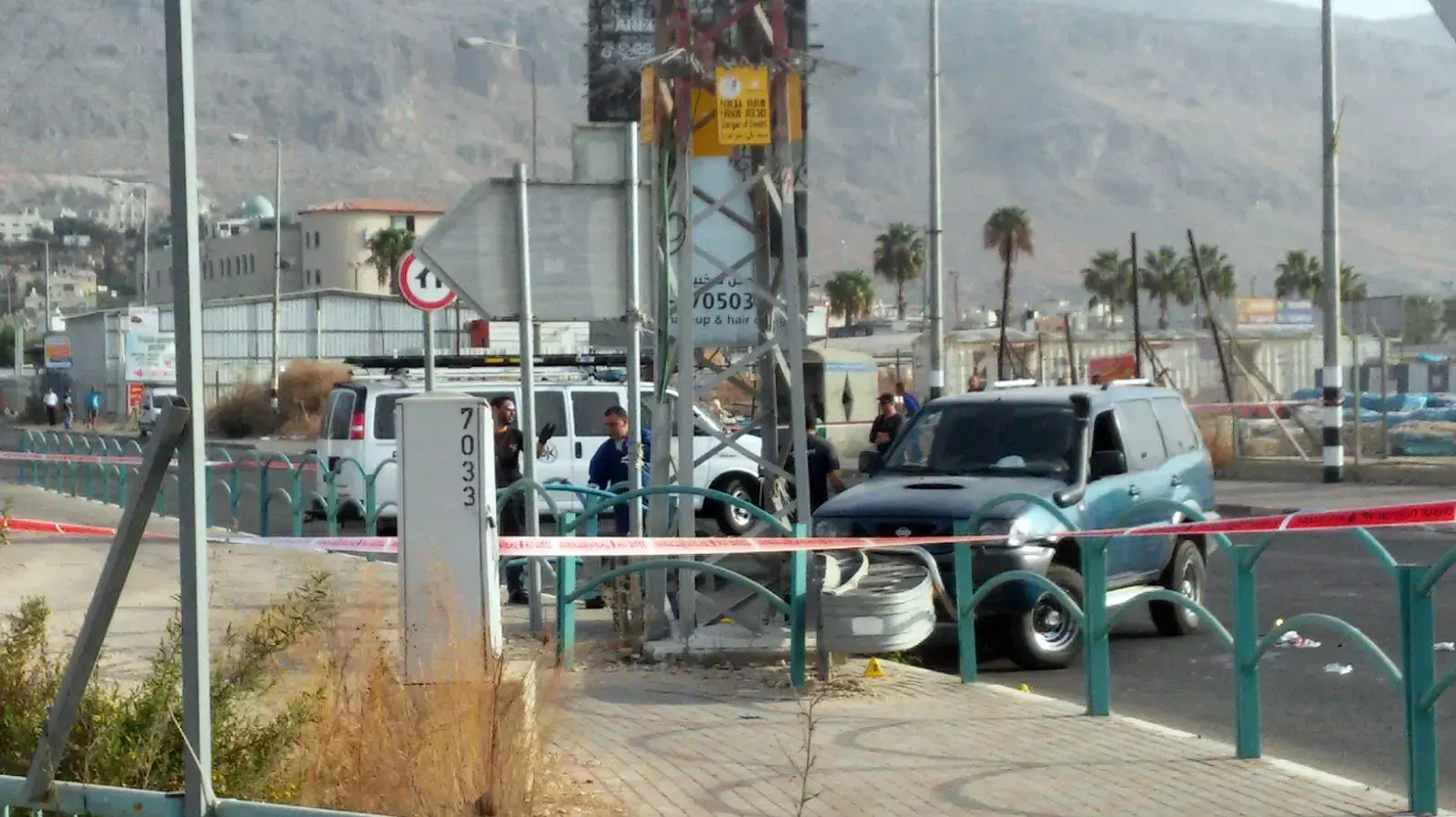 זירת ירי בדיר אל אסד. ספטמבר 2015 זירת ירי בדיר אל אסד. ספטמבר 2015