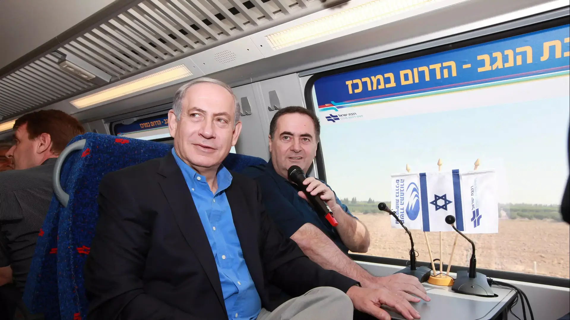 ראש הממשלה ושר התחבורה חנכו את קו הרכבת אשקלון-באר שבע, 17 בספטמבר 2015 ראש הממשלה ושר התחבורה חנכו את קו הרכבת אשקלון-באר שבע, 17 בספטמבר 2015
