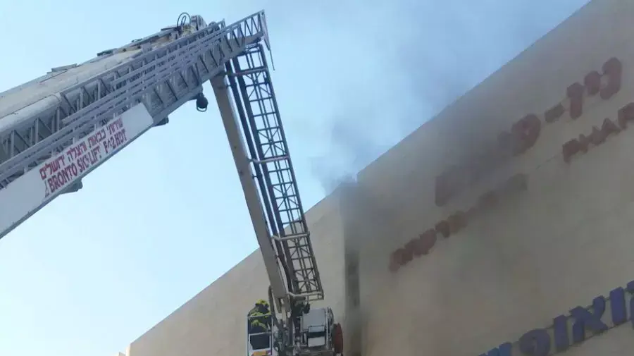 שריפה בבניין המשביר הישן בירושלים, ספטמבר 2015 שריפה בבניין המשביר הישן בירושלים, ספטמבר 2015