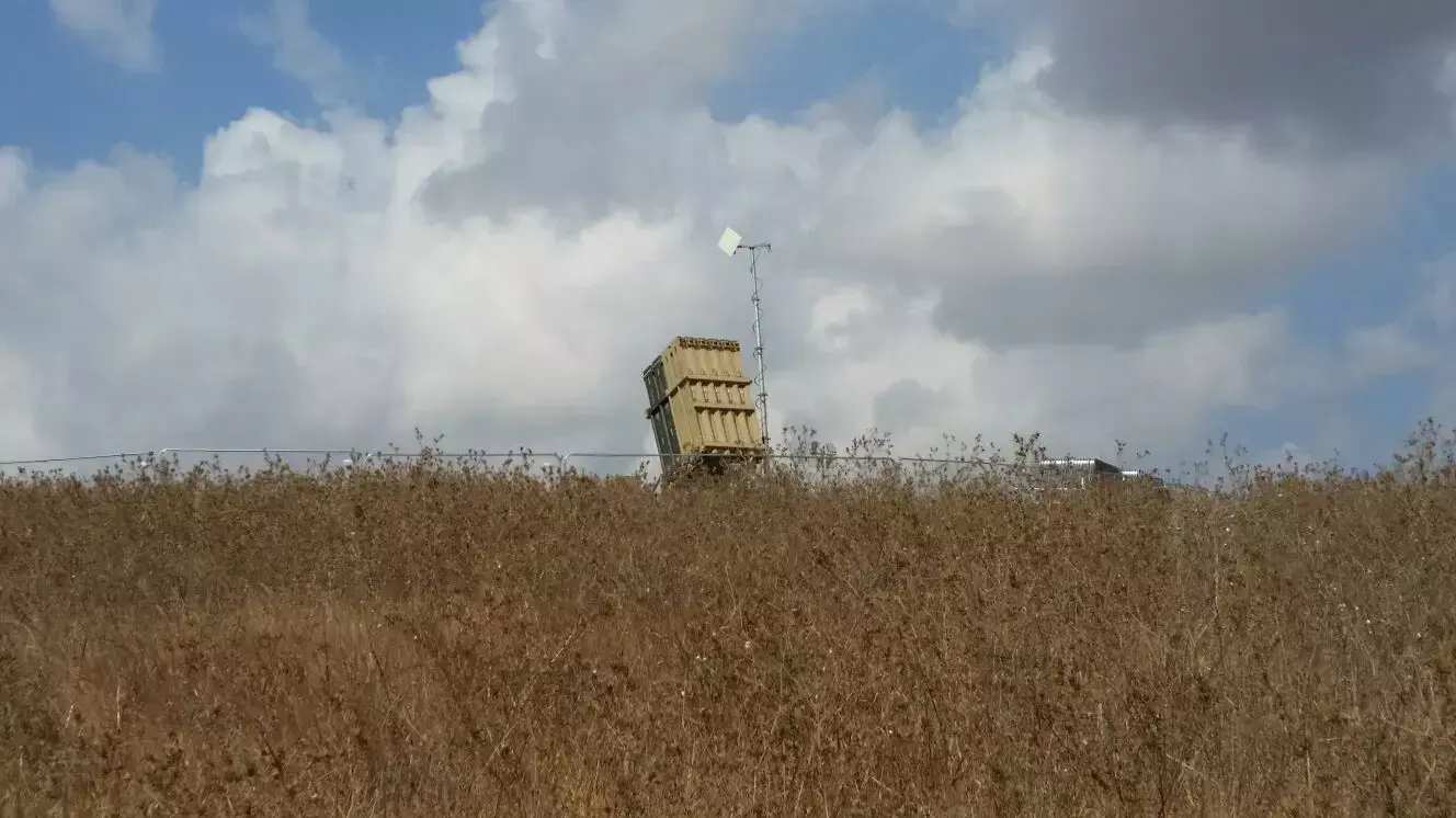 כיפת ברזל, שדרות, 20 בספטמבר 2015 כיפת ברזל, שדרות, 20 בספטמבר 2015
