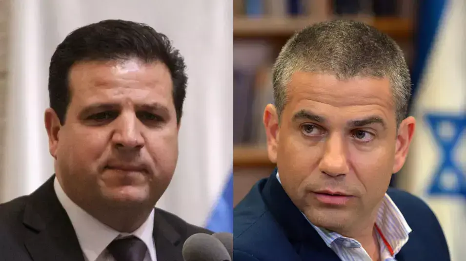 ח"כ ינון מגל וח"כ איימן עודה ח"כ ינון מגל וח"כ איימן עודה
