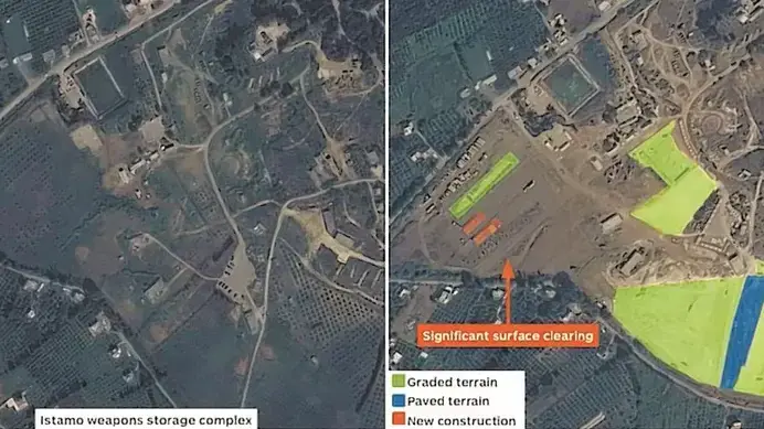 תמונות לוויין המתעדות בנייה של בסיס רוסי חדש בסוריה, ספטמבר 2015 תמונות לוויין המתעדות בנייה של בסיס רוסי חדש בסוריה, ספטמבר 2015