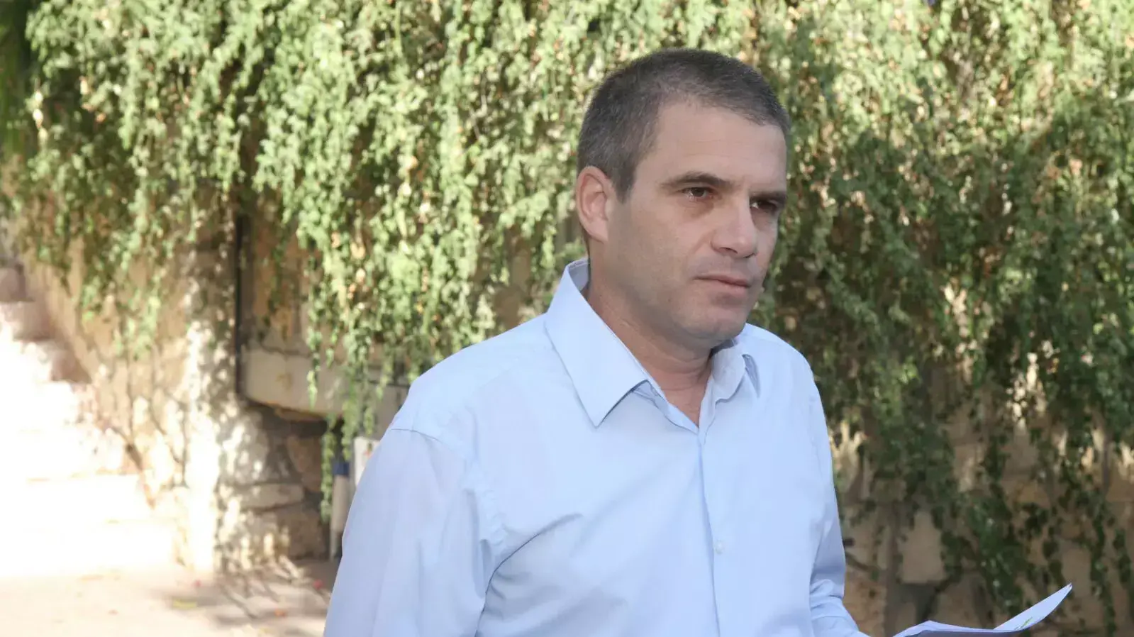 גל הירש מודיע על הסרת מועמדותו לתפקיד המפכ"ל, ראש העין, 24 בספטמבר 2015