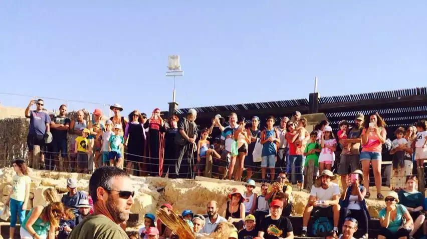 חוה"מ סוכות, איית צרעים בגן לאומי ממשית. אוקטובר 2015
