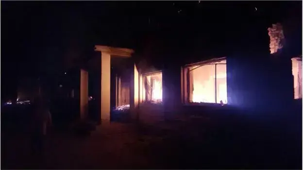תמונות של בית החולים של "רופאים ללא גבולות" בעיר קונדוז שבאפגניסטן, שנפגע בתקיפה אווירית של ארצות הברית
