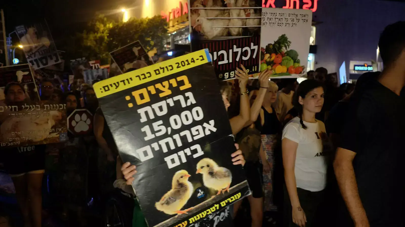 אלפים בצעדה למען זכויות בעלי חיים בתל אביב 3 באוקטובר 2015 אלפים בצעדה למען זכויות בעלי חיים בתל אביב 3 באוקטובר 2015