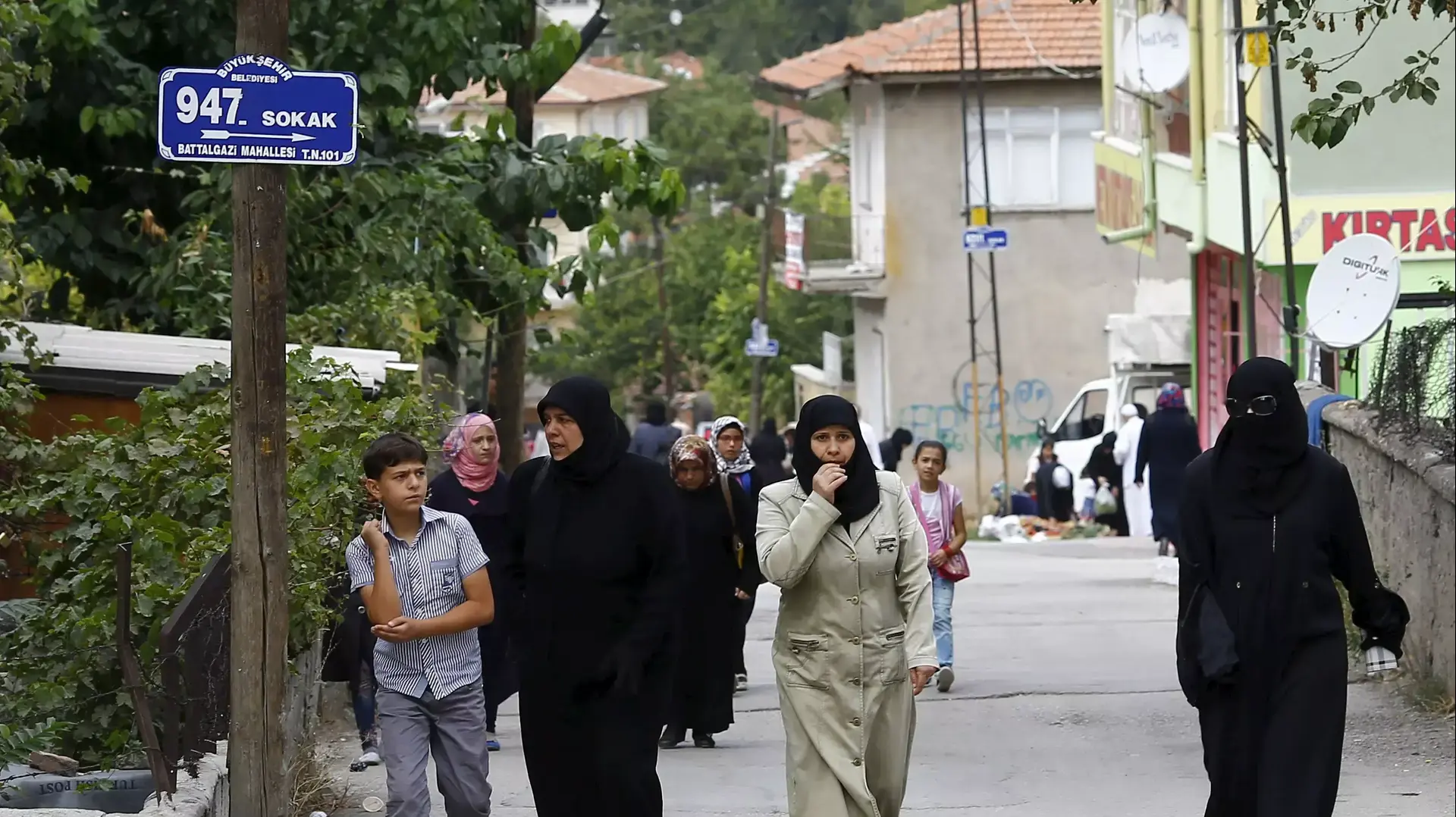 פליטים סורים באנקרה, בירת טורקיה, ספטמבר 2015