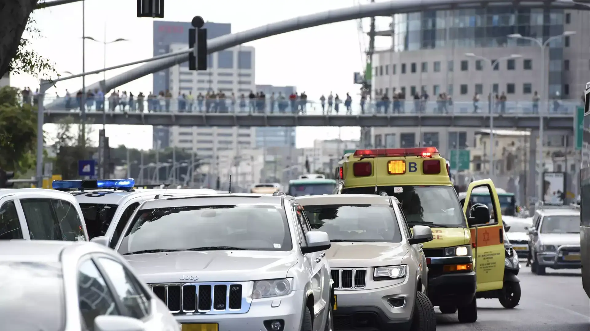 זירת הפיגוע בתל אביב, 8 באוקטובר 2015 זירת הפיגוע בתל אביב, 8 באוקטובר 2015