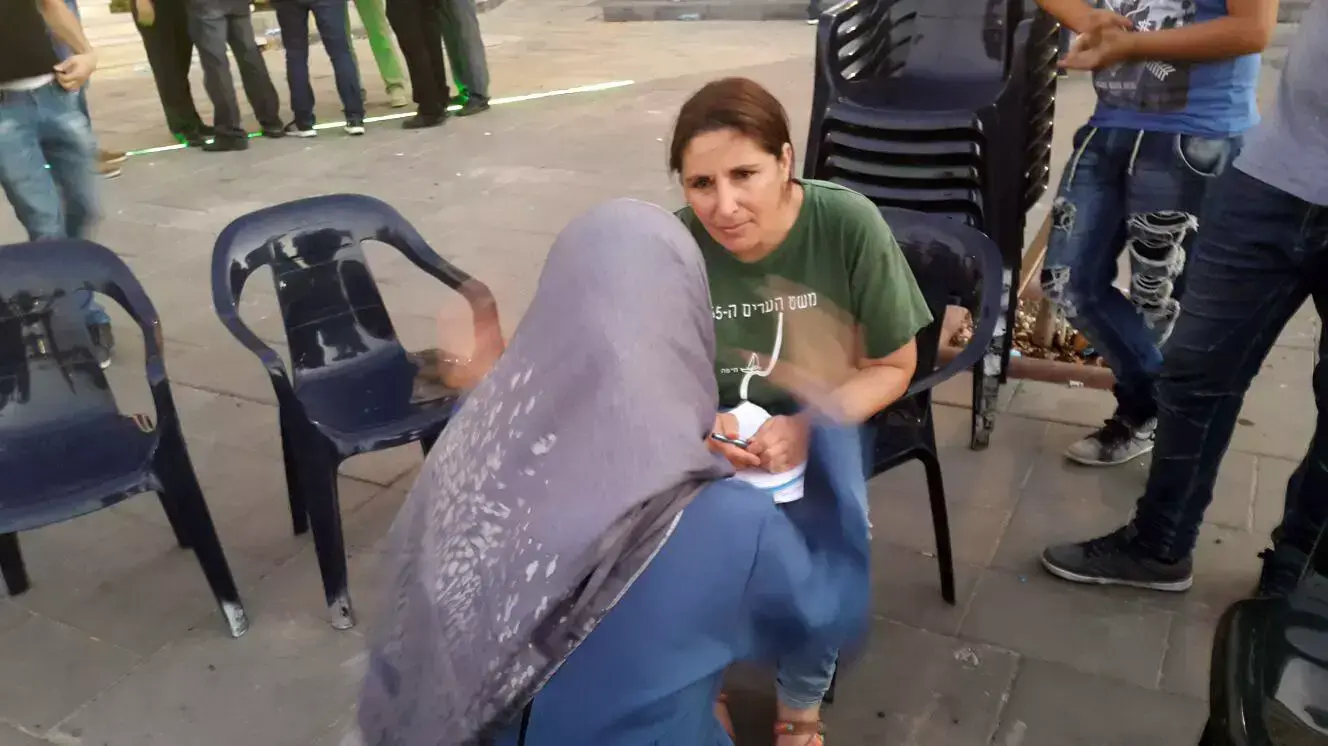 פטמה (שם בדוי), תושבת אחד מכפרי המשולש, 13 באוקטובר 2015 פטמה (שם בדוי), תושבת אחד מכפרי המשולש, 13 באוקטובר 2015