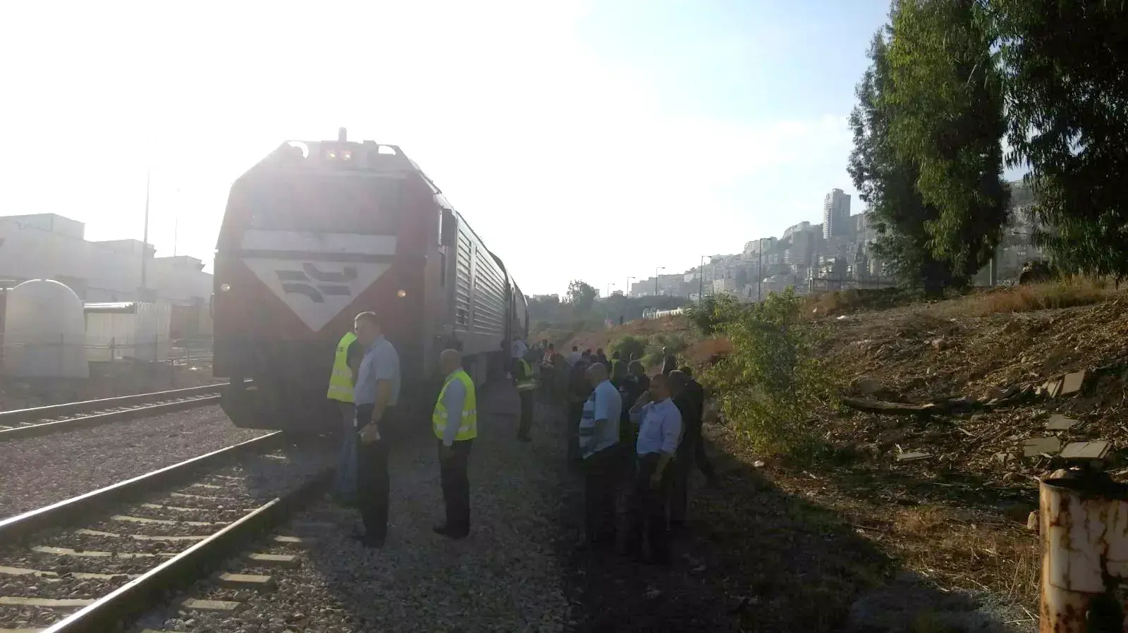 תחנת רכבת מרכז השמונה, חיפה, 15 באוקטובר 2015 תחנת רכבת מרכז השמונה, חיפה, 15 באוקטובר 2015