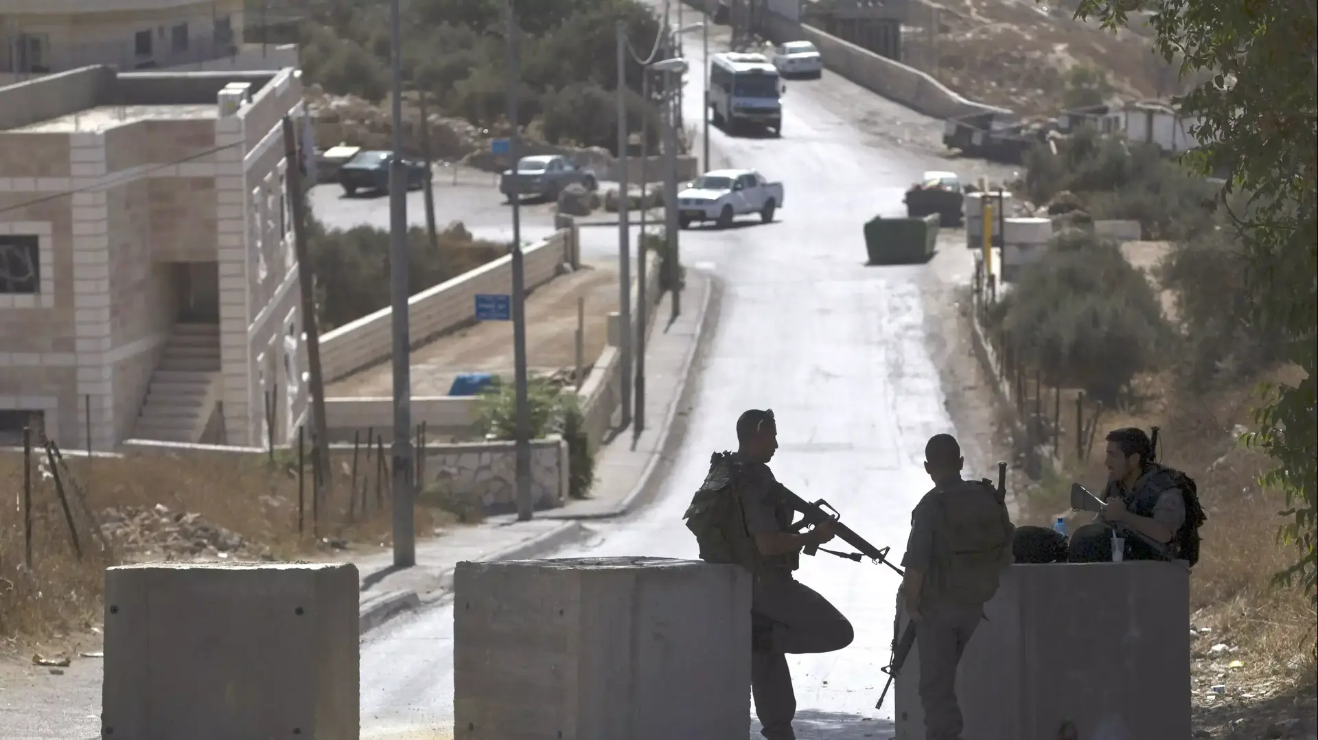 משמר הגבול במחסומים במזרח ירושלים. אוקטובר 2015