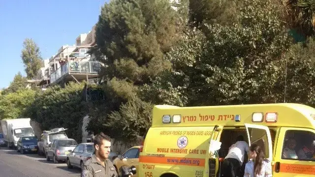 זירת הפיגוע בשכונת ארמון הנציב בירושלים זירת הפיגוע בשכונת ארמון הנציב בירושלים