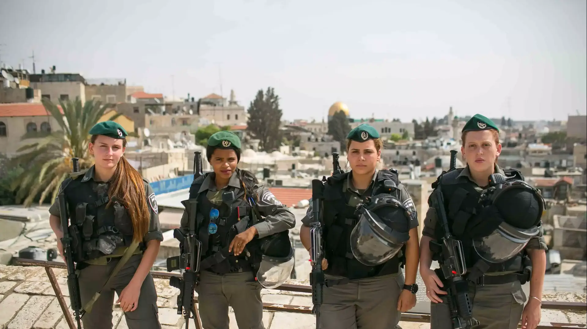 לוחמות מג"ב, העיר העתיקה ירושלים, 18 באוקטובר 2015