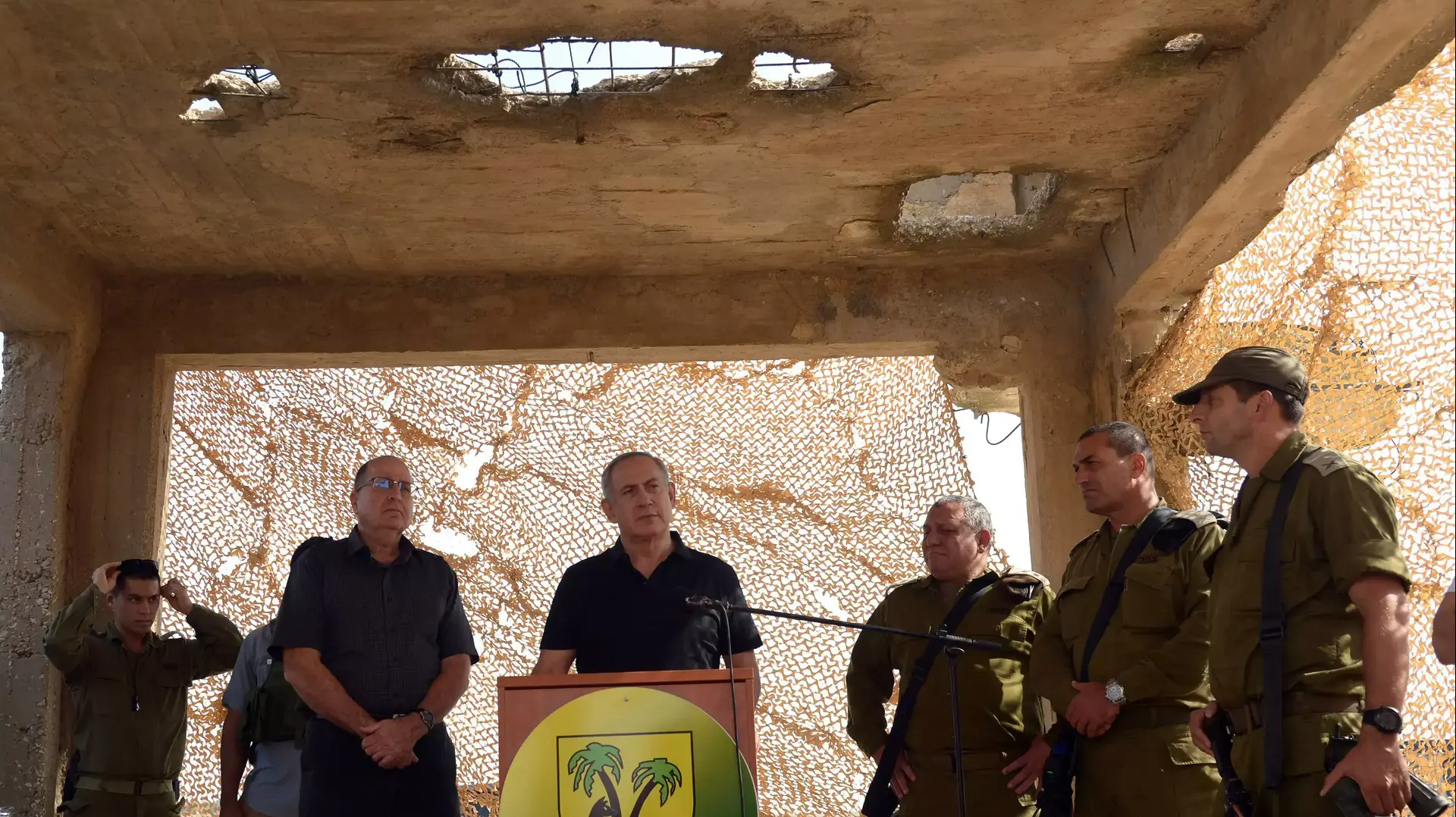 ראש הממשלה בנימין נתניהו, אוגדת עזה, 20 באוקטובר 2015 ראש הממשלה בנימין נתניהו, אוגדת עזה, 20 באוקטובר 2015