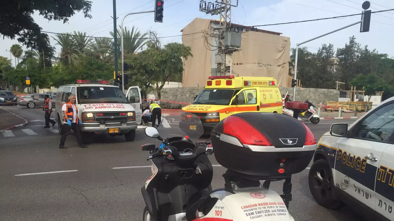 הולך רגל נהרג מפיגעת רכב בתל אביב, אוקטובר 2015 הולך רגל נהרג מפיגעת רכב בתל אביב, אוקטובר 2015