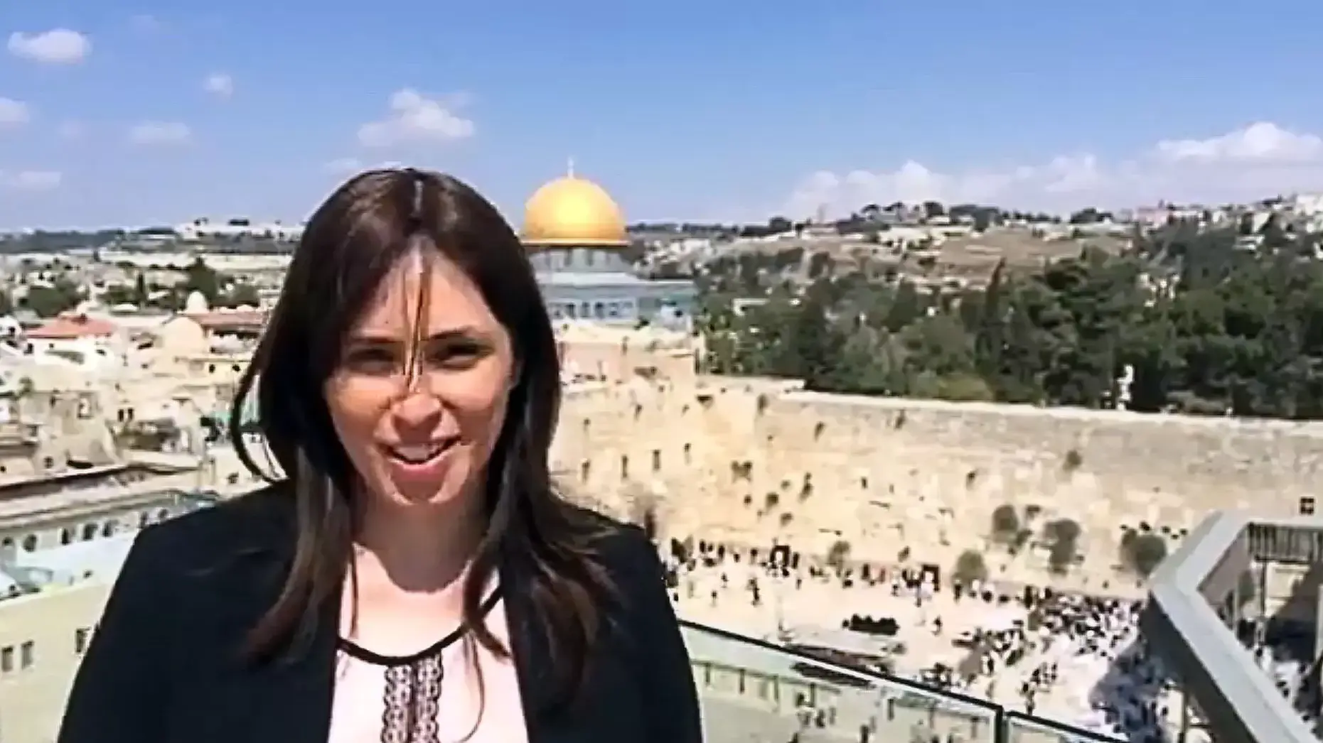 ציפי חוטובלי הביעה תקווה לראות "דגל ישראל בהר הבית"  ומיהרה להרגיע, אוקטובר 2015
