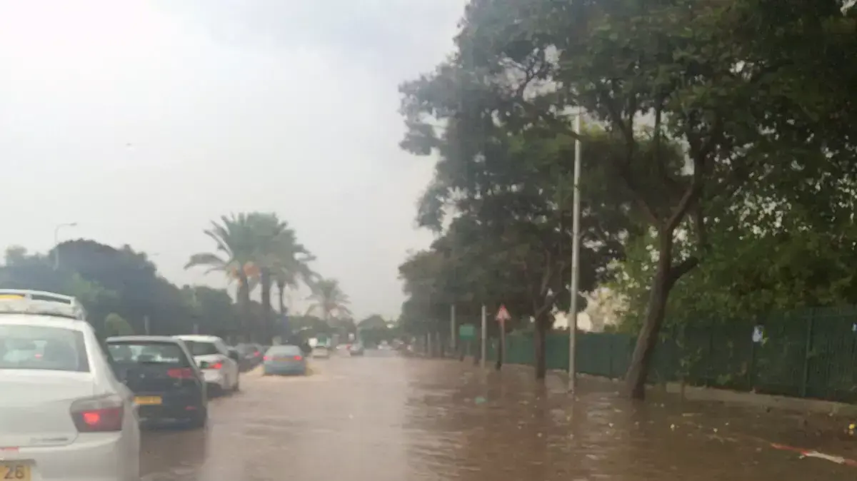 הצפות ברעננה, 28 באוקטובר 2015