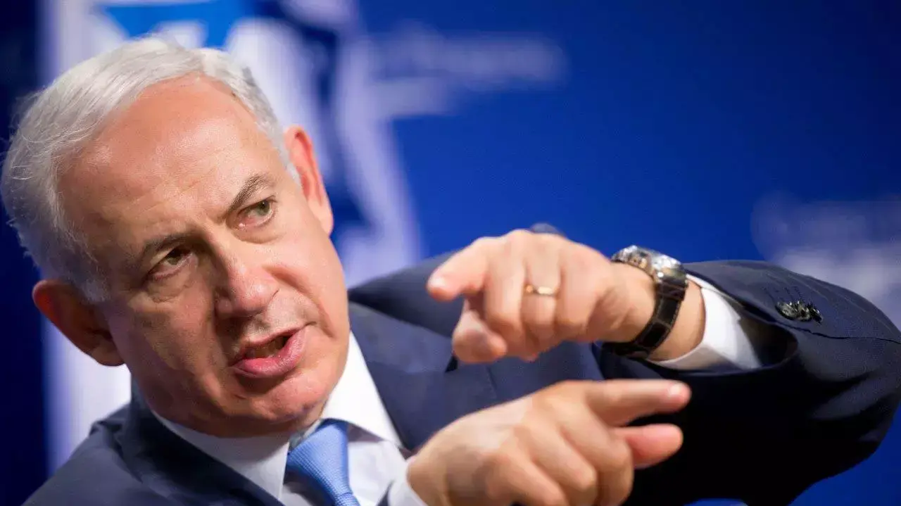 ראש הממשלה בנימין נתניהו במכון המחקר Center for American Progress בוושינגטון, נובמבר 2015 ראש הממשלה בנימין נתניהו במכון המחקר Center for American Progress בוושינגטון, נובמבר 2015