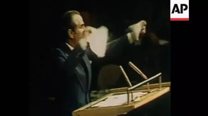 נאום שגריר ישראל בארה"ב חיים הרצוג באו"ם, 1979 נאום שגריר ישראל בארה"ב חיים הרצוג באו"ם, 1979