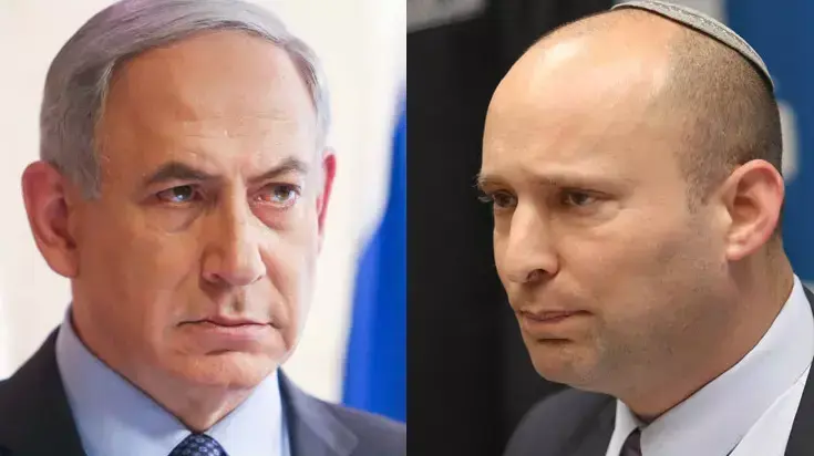 נפתלי בנט ובנימין נתניהו נפתלי בנט ובנימין נתניהו