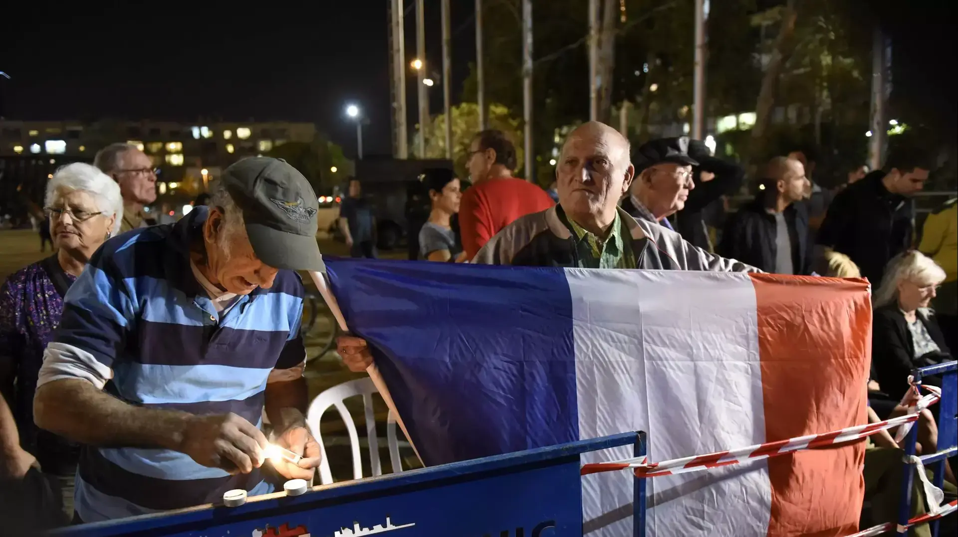 עצרת הזדהות עם צרפת בכיכר רבין, 14, נובמבר 2015