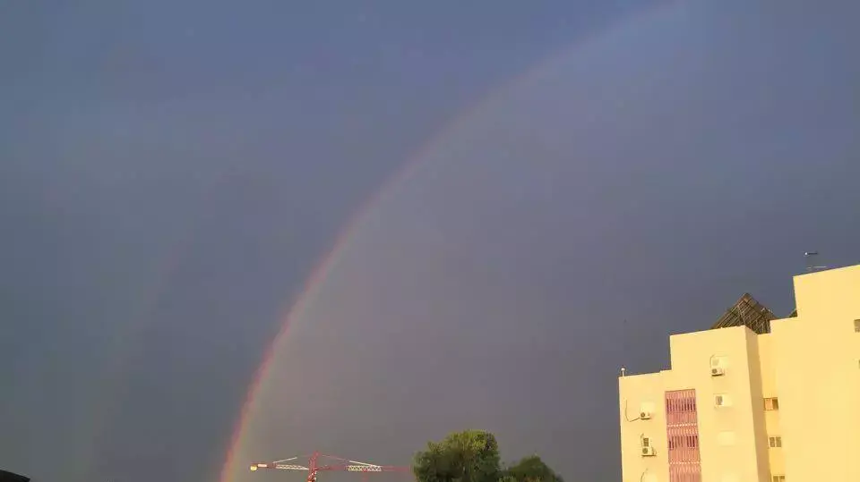 קשת בענן קריית מלאכי, נובמבר 2015 קשת בענן קריית מלאכי, נובמבר 2015