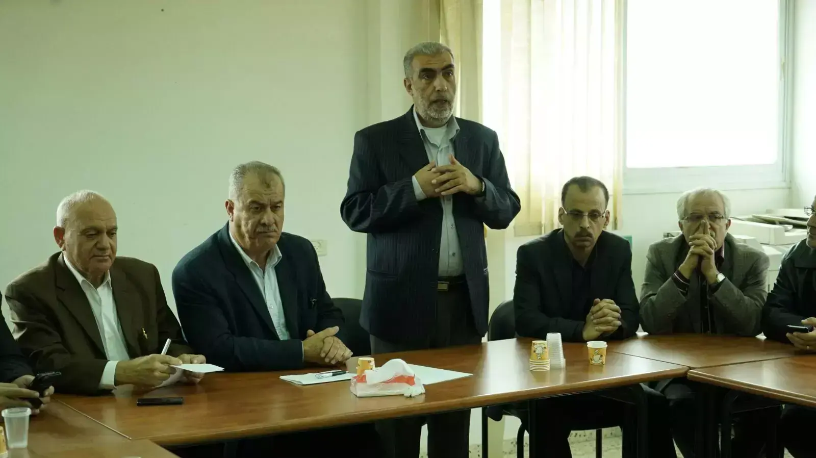 כמאל חטיב, סגן ראש הפלג הצפוני של התנועה האיסלמית, בוועדת המעקב, נצרת. נובמבר 2015 כמאל חטיב, סגן ראש הפלג הצפוני של התנועה האיסלמית, בוועדת המעקב, נצרת. נובמבר 2015