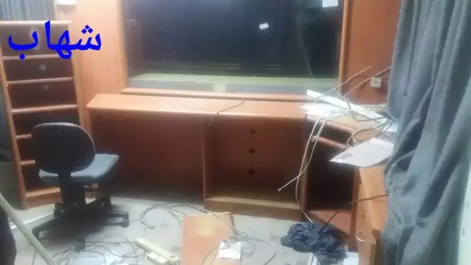 צה"ל פשט על תחנת רדיו "אל-חליל" שבחברון, נובמבר 2015 צה"ל פשט על תחנת רדיו "אל-חליל" שבחברון, נובמבר 2015