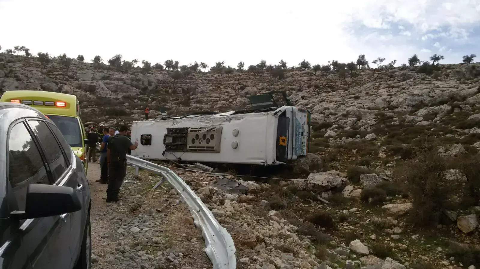 אוטובוס התהפך סמוך לכוכב השחר, 26 בנובמבר 2015 אוטובוס התהפך סמוך לכוכב השחר, 26 בנובמבר 2015