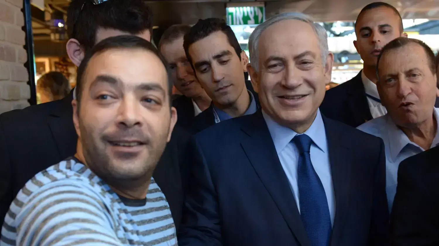 ראש הממשלה בנימין נתניהו במתחם שרונה בתל אביב ראש הממשלה בנימין נתניהו במתחם שרונה בתל אביב