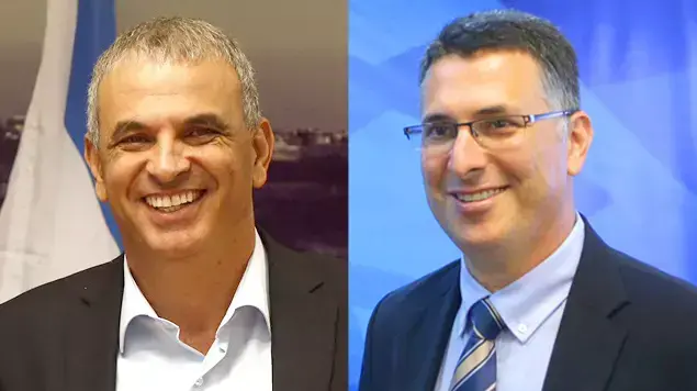 משה כחלון וגדעון סער משה כחלון וגדעון סער