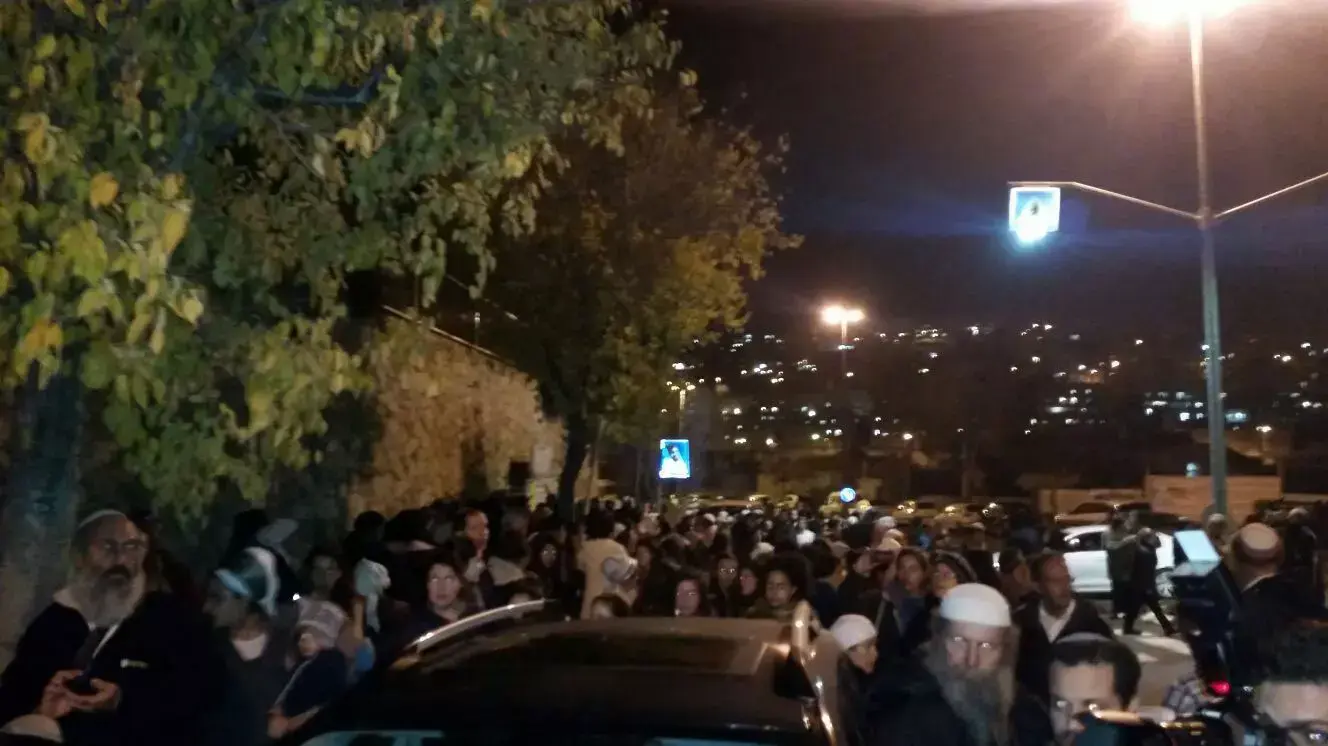 הפגנה בירושלים נגד תנאי מעצרם של החשודים בפיגוע ההצתה בדומא. 19 בדצמבר 2015. הפגנה בירושלים נגד תנאי מעצרם של החשודים בפיגוע ההצתה בדומא. 19 בדצמבר 2015.