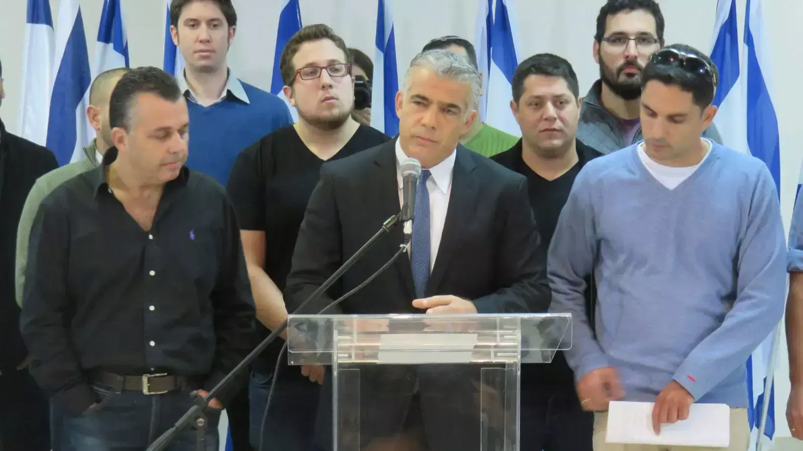 מסיבת עיתונאים של יש עתיד נגד פעילות של 'שוברים שתיקה'. תל אביב. 20 בדצמבר 2015 מסיבת עיתונאים של יש עתיד נגד פעילות של 'שוברים שתיקה'. תל אביב. 20 בדצמבר 2015