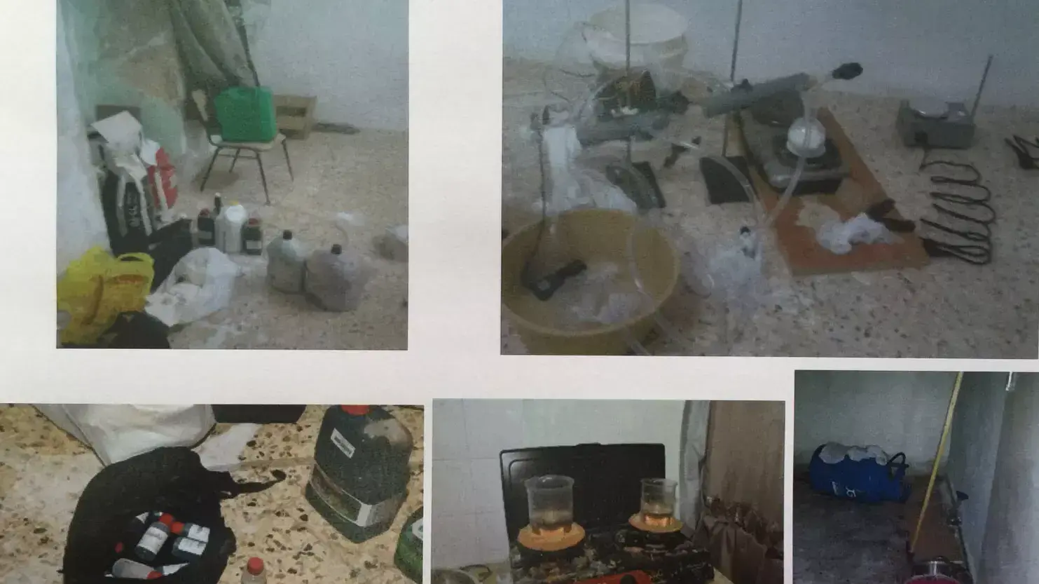ציוד שנתפס אצל חוליית חמאס במזרח ירושלים שתכננה פיגועי התאבדות. דצמבר 2015 ציוד שנתפס אצל חוליית חמאס במזרח ירושלים שתכננה פיגועי התאבדות. דצמבר 2015