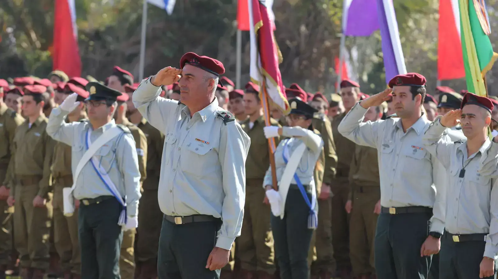 טקס  השקצ יחידת קומנדו חדשה היום בגדעונה