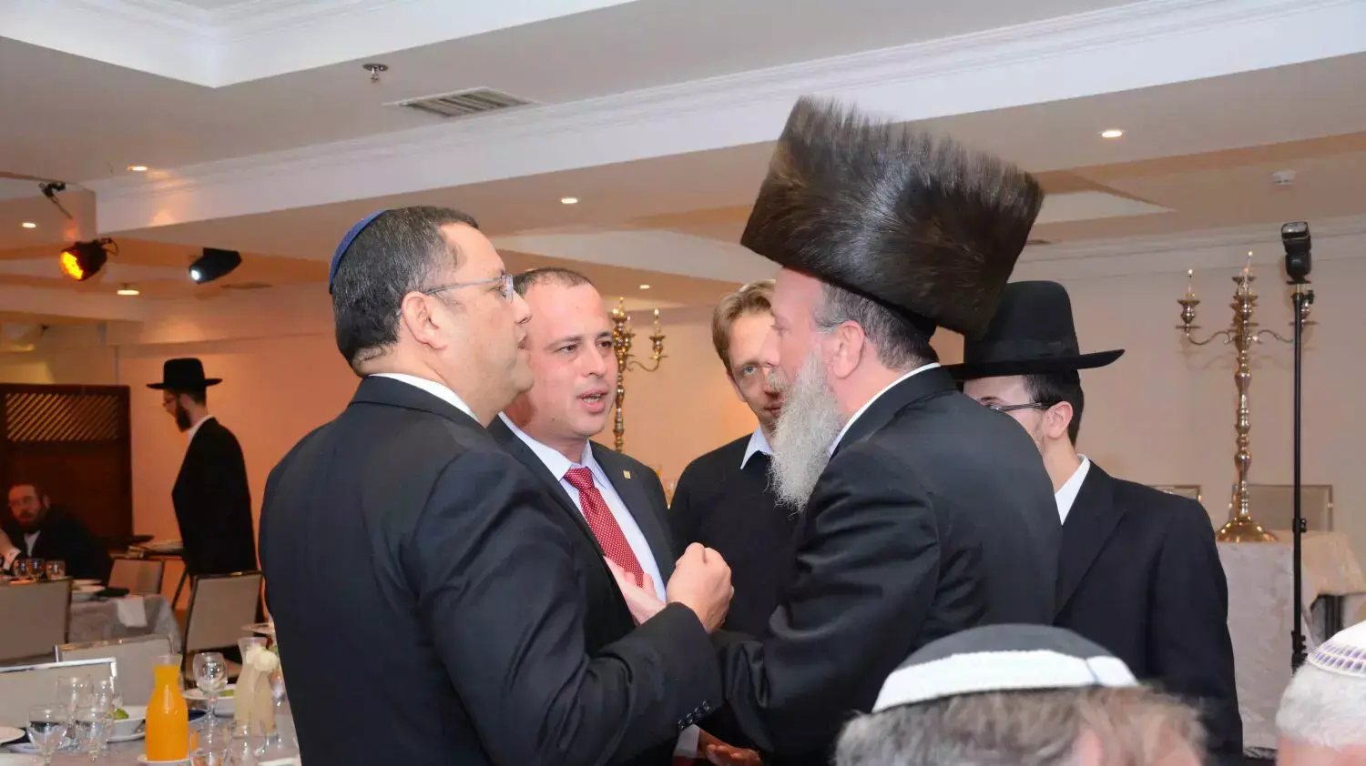 חבר מועצת ירושלים יוסי דייטש עם משה ליאון חבר מועצת ירושלים יוסי דייטש עם משה ליאון