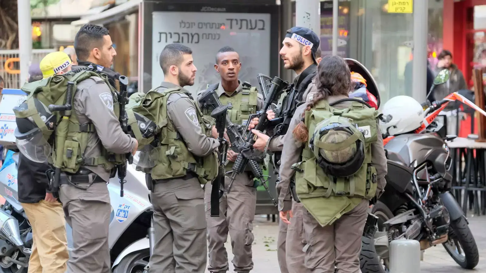 זירת אירוע ירי בתל אביב, 1 בינואר 2015 זירת אירוע ירי בתל אביב, 1 בינואר 2015