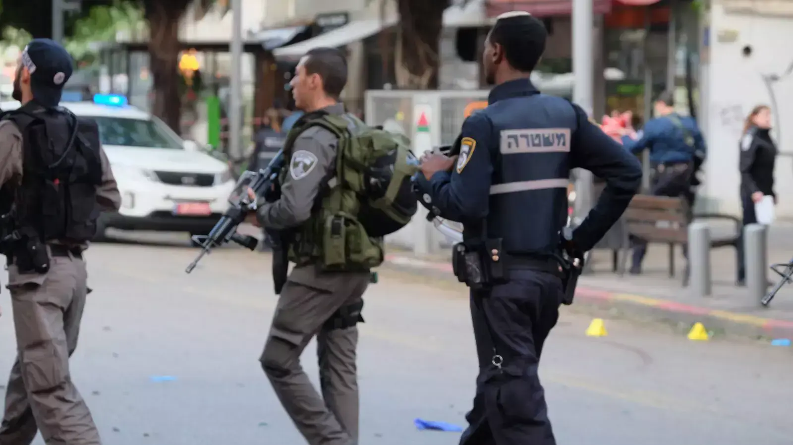זירת אירוע ירי בתל אביב, 1 בינואר 2015 זירת אירוע ירי בתל אביב, 1 בינואר 2015