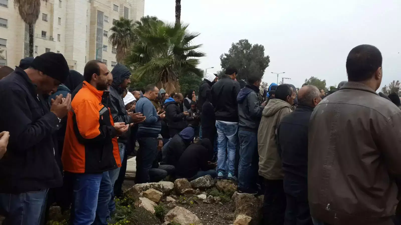 לווית אמין שעבאן, בית העלמין בלוד. 3 בינואר 2016 לווית אמין שעבאן, בית העלמין בלוד. 3 בינואר 2016