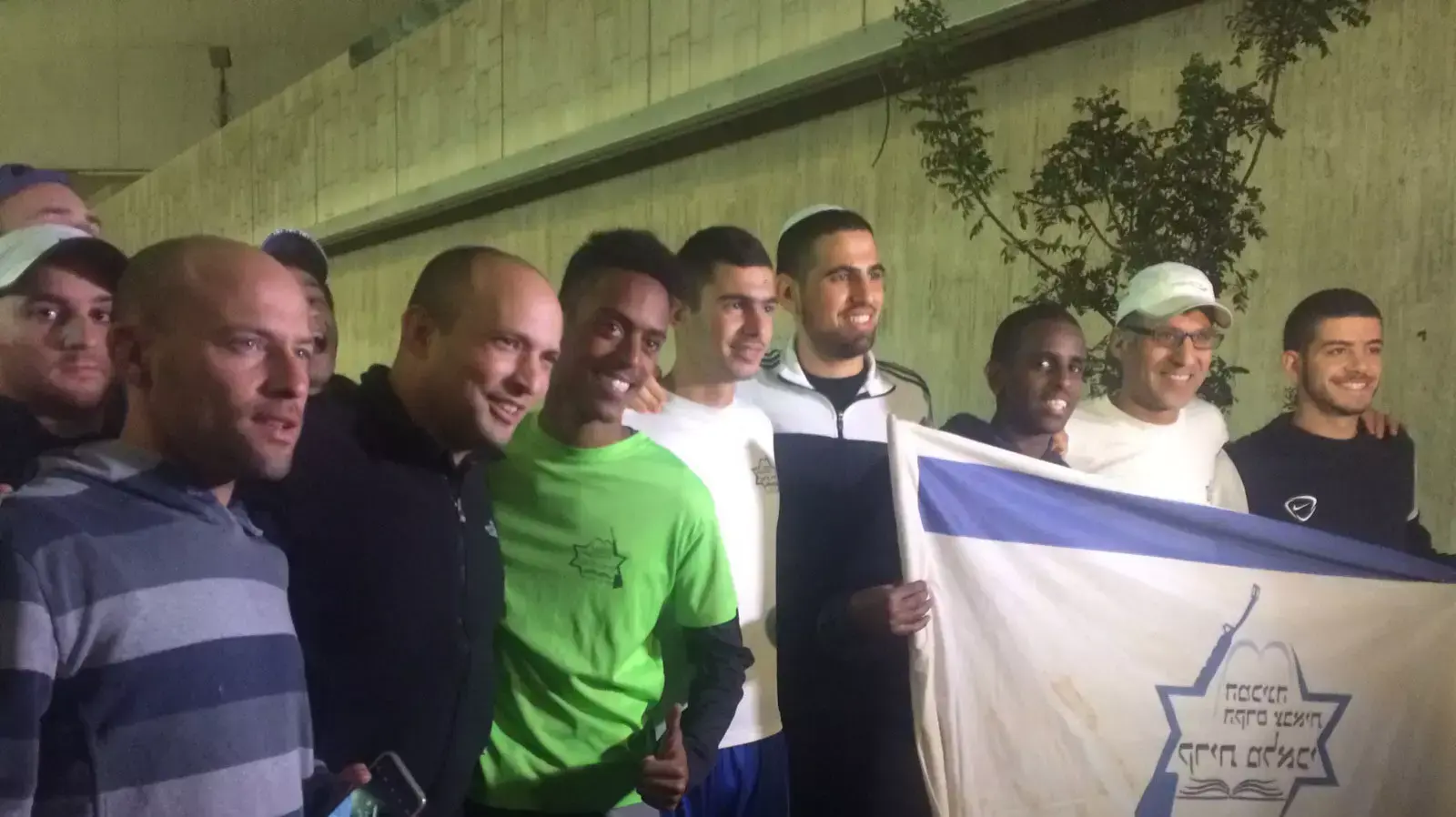 ריצת לילה בתל אביב שאורגנה על ידי נפתלי בנט. 3 בינואר 2016 ריצת לילה בתל אביב שאורגנה על ידי נפתלי בנט. 3 בינואר 2016