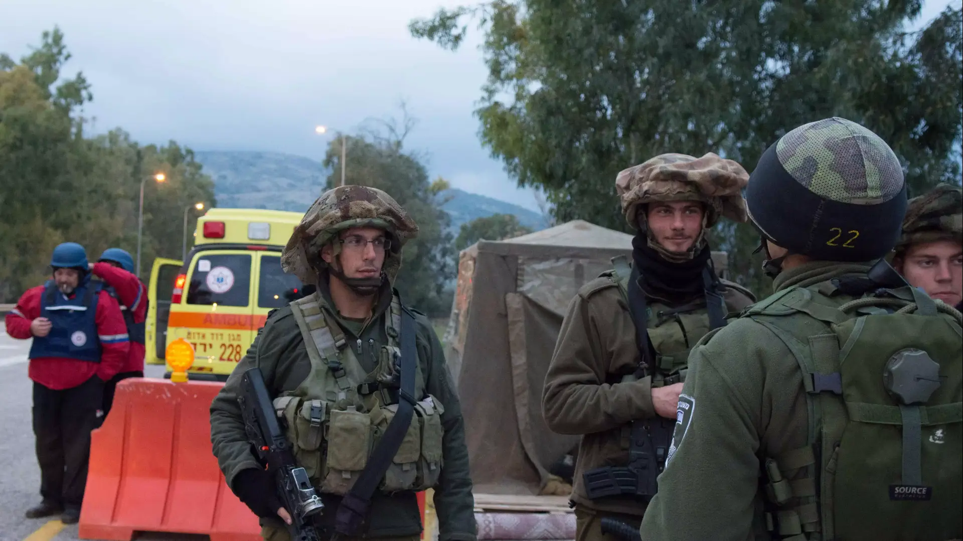 מחסום חיילים בצפון מחסום חיילים בצפון