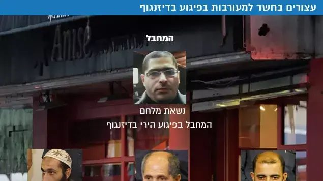עצורים בחשד למעורבות בפיגוע בדיזנגוף עצורים בחשד למעורבות בפיגוע בדיזנגוף