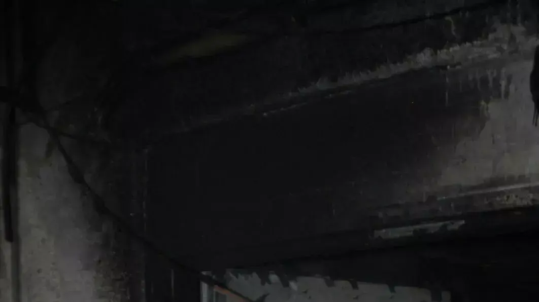 שריפה בבניין ברחוב האחים טרבס ברחובות. 6 בינואר 2016. שריפה בבניין ברחוב האחים טרבס ברחובות. 6 בינואר 2016.