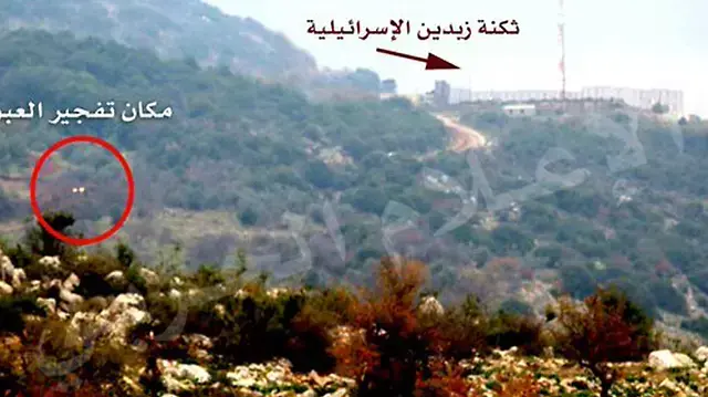 תמונות מפיצוץ מטען החבלה בגזרת הר דב, 4 בינואר 2016 תמונות מפיצוץ מטען החבלה בגזרת הר דב, 4 בינואר 2016