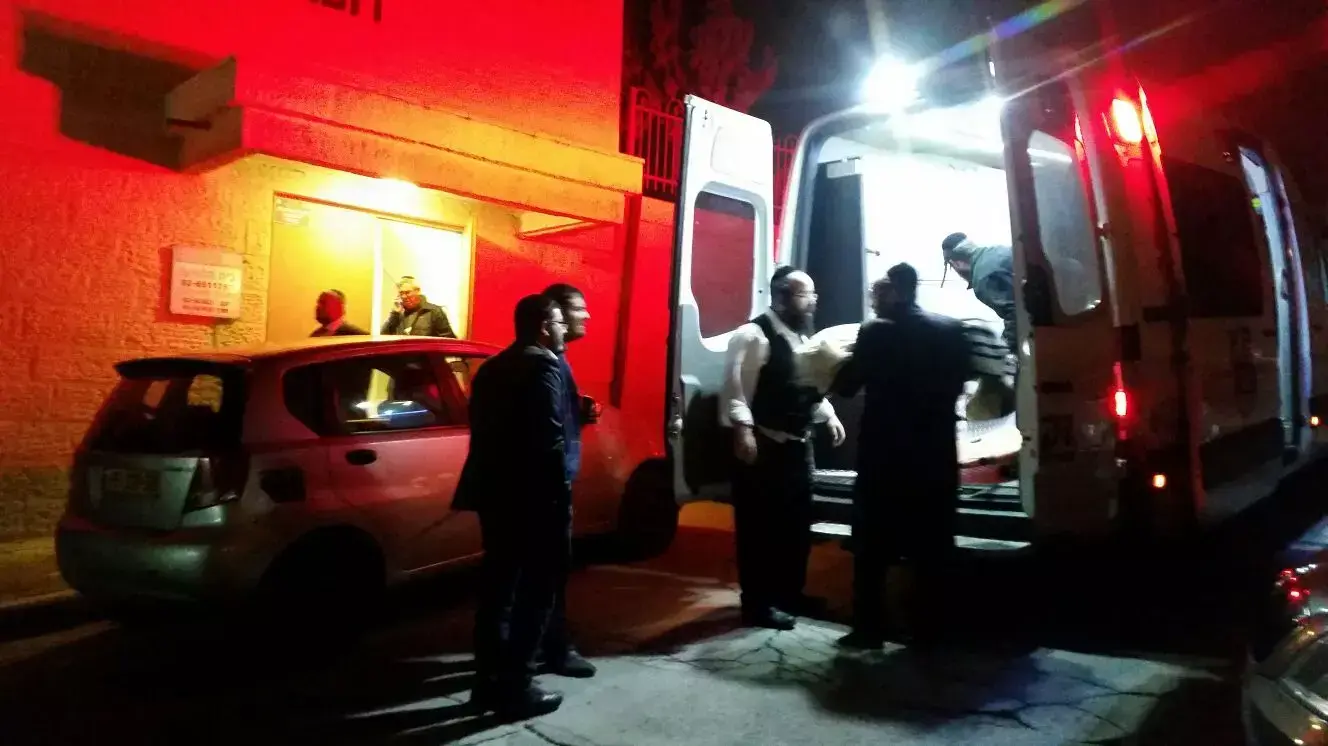 הלוויית נכדו של ראש עיריית בית שמש בירושלים. 8 בינואר 2016 הלוויית נכדו של ראש עיריית בית שמש בירושלים. 8 בינואר 2016
